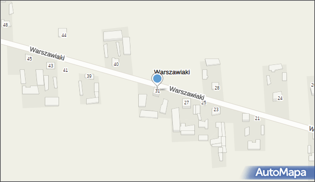 Warszawiaki, Warszawiaki, 31, mapa Warszawiaki