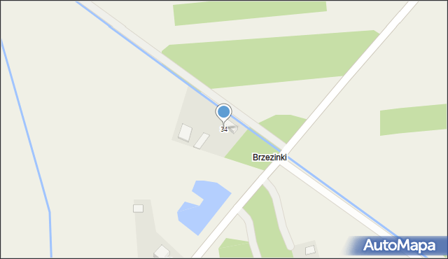 Warszawice, Warszawice, 34, mapa Warszawice