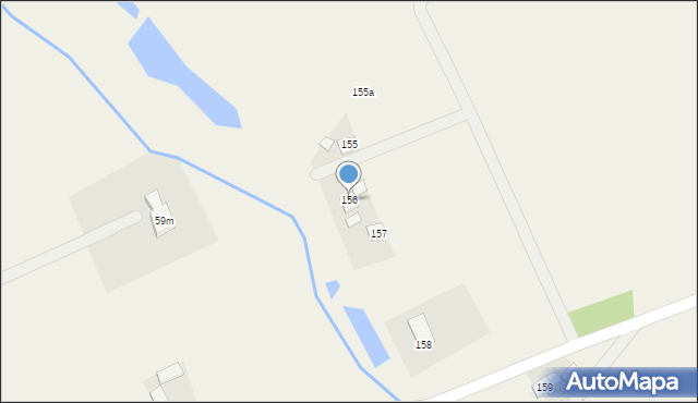 Warszewice, Warszewice, 156, mapa Warszewice