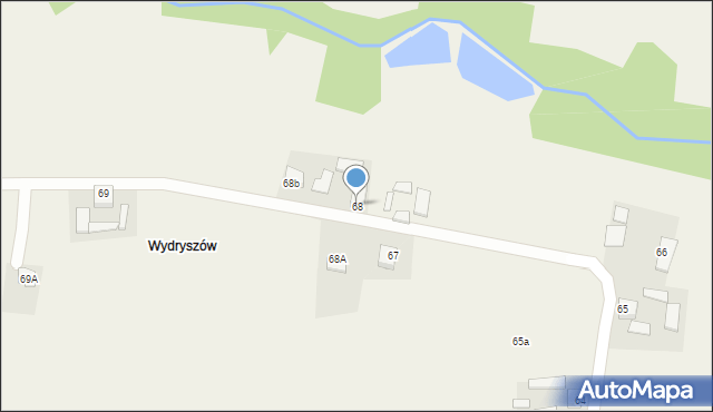 Warszówek, Warszówek, 68, mapa Warszówek