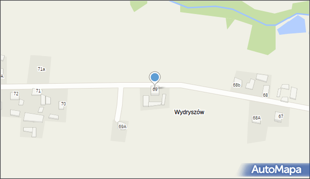 Warszówek, Warszówek, 69, mapa Warszówek