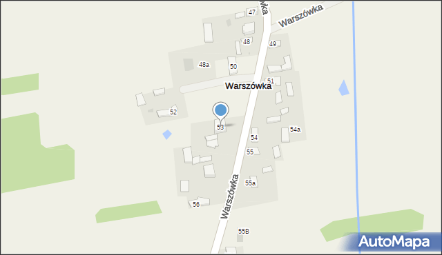 Warszówka, Warszówka, 53, mapa Warszówka