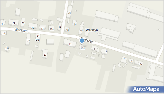 Warszyn, Warszyn, 10b, mapa Warszyn