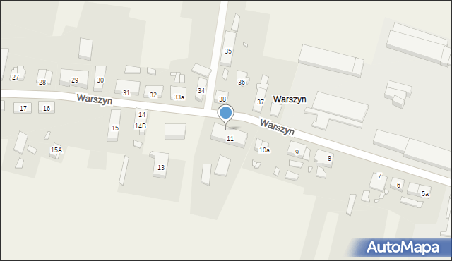 Warszyn, Warszyn, 11C, mapa Warszyn