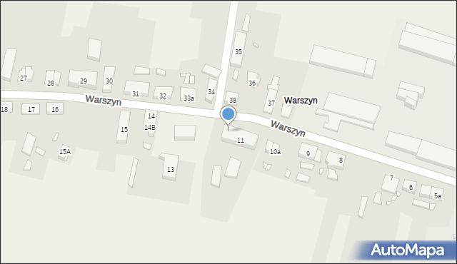 Warszyn, Warszyn, 11D, mapa Warszyn