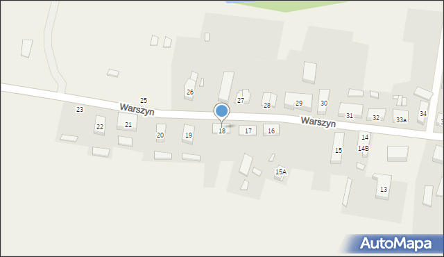 Warszyn, Warszyn, 18A, mapa Warszyn