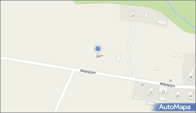 Warszyn, Warszyn, 24A, mapa Warszyn