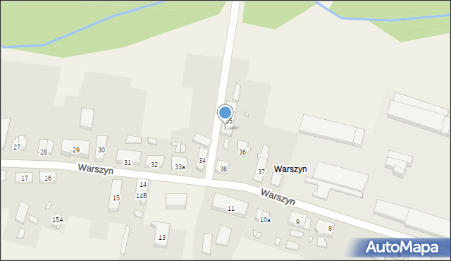 Warszyn, Warszyn, 35B, mapa Warszyn