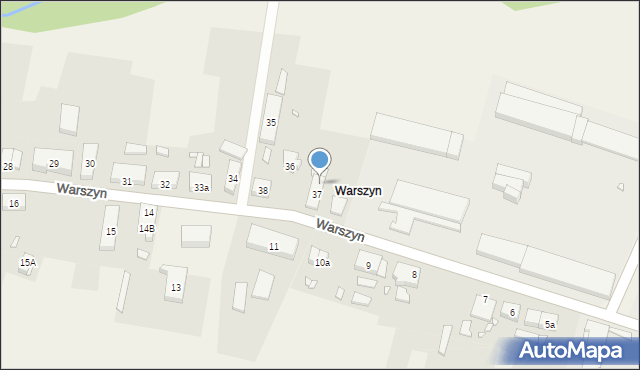 Warszyn, Warszyn, 37B, mapa Warszyn