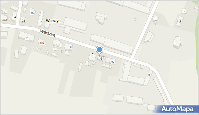 Warszyn, Warszyn, 6B, mapa Warszyn