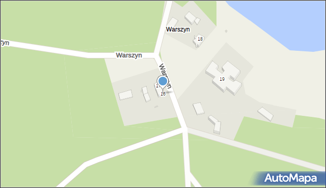 Warszyn, Warszyn, 16, mapa Warszyn