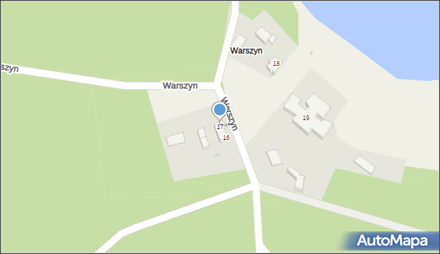 Warszyn, Warszyn, 17, mapa Warszyn