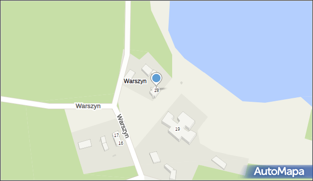 Warszyn, Warszyn, 18, mapa Warszyn