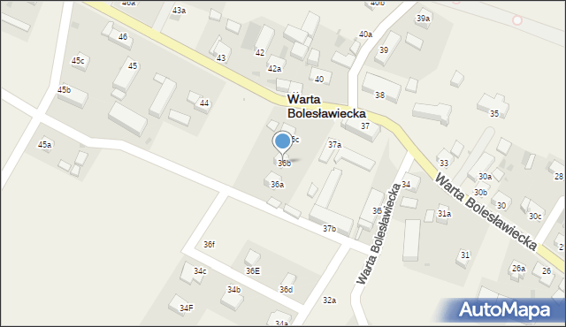 Warta Bolesławiecka, Warta Bolesławiecka, 36b, mapa Warta Bolesławiecka