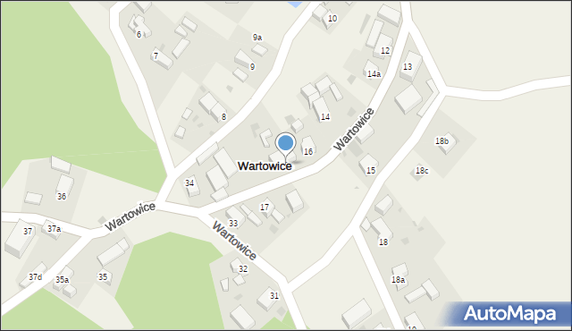 Wartowice, Wartowice, 16a, mapa Wartowice
