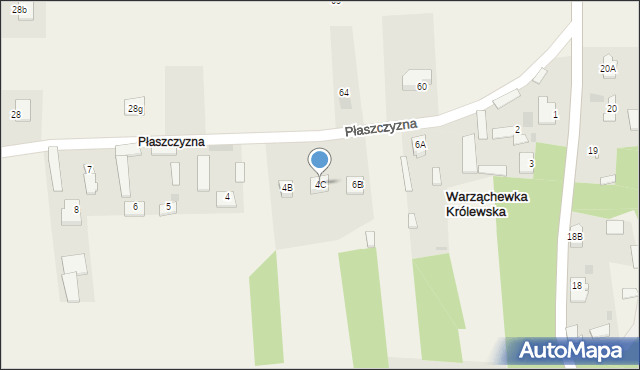 Warząchewka Królewska, Warząchewka Królewska, 4C, mapa Warząchewka Królewska