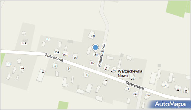 Warząchewka Nowa, Warząchewka Nowa, 16N, mapa Warząchewka Nowa