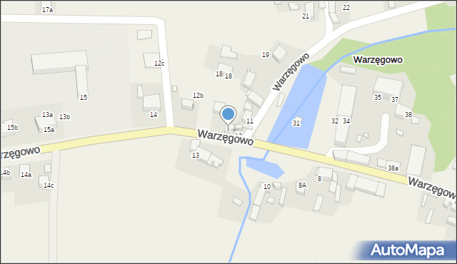 Warzęgowo, Warzęgowo, 12a, mapa Warzęgowo