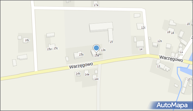 Warzęgowo, Warzęgowo, 15a, mapa Warzęgowo