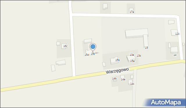 Warzęgowo, Warzęgowo, 15c, mapa Warzęgowo