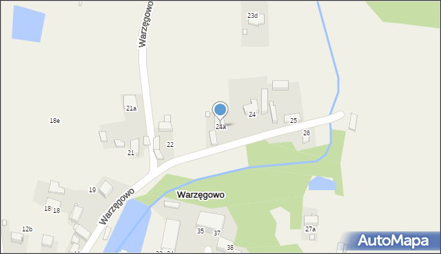 Warzęgowo, Warzęgowo, 24a, mapa Warzęgowo