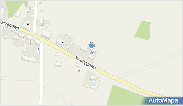 Warzęgowo, Warzęgowo, 2a, mapa Warzęgowo