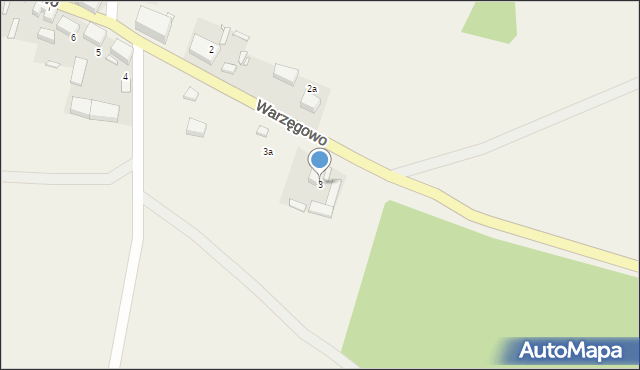 Warzęgowo, Warzęgowo, 3, mapa Warzęgowo