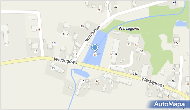 Warzęgowo, Warzęgowo, 31, mapa Warzęgowo