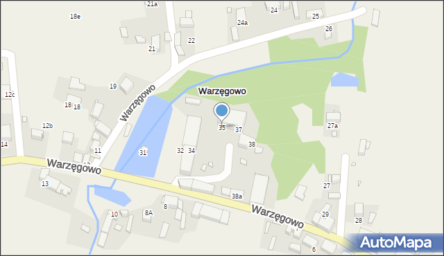 Warzęgowo, Warzęgowo, 35, mapa Warzęgowo