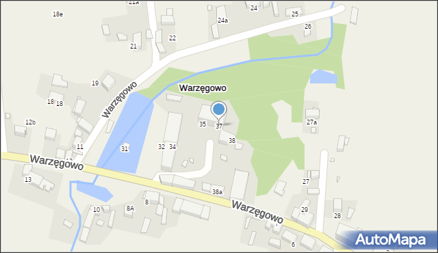 Warzęgowo, Warzęgowo, 37, mapa Warzęgowo