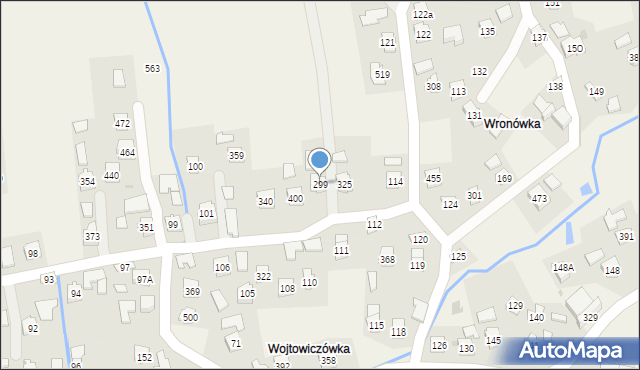 Warzyce, Warzyce, 299, mapa Warzyce