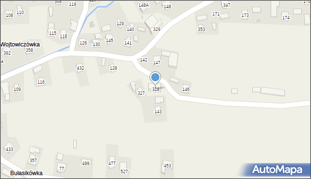 Warzyce, Warzyce, 328, mapa Warzyce