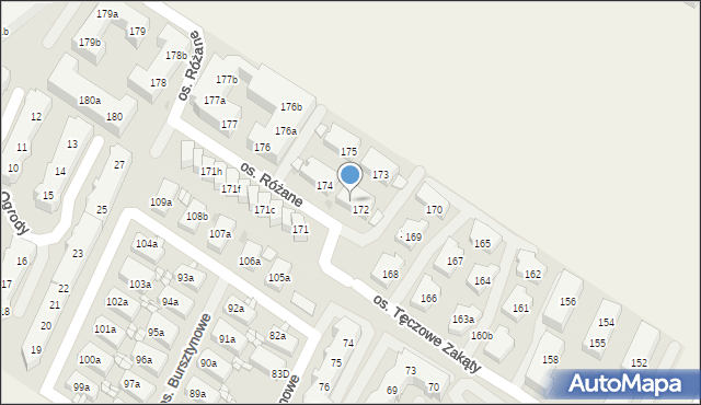 Warzymice, Warzymice, 172a, mapa Warzymice