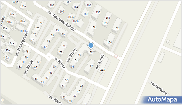 Warzymice, Warzymice, 56, mapa Warzymice