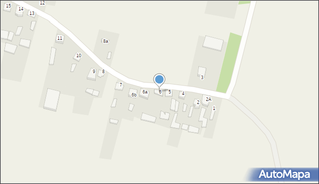 Warzyn Drugi, Warzyn Drugi, 6, mapa Warzyn Drugi