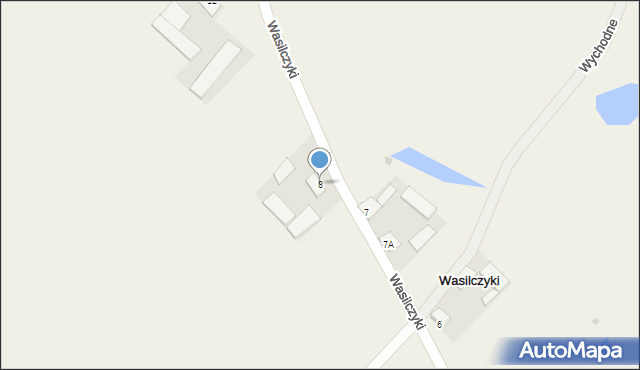 Wasilczyki, Wasilczyki, 8, mapa Wasilczyki