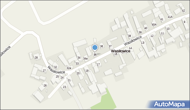 Wasiłowice, Wasiłowice, 35, mapa Wasiłowice