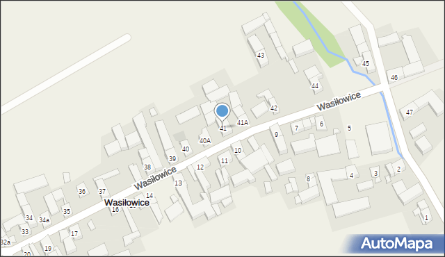 Wasiłowice, Wasiłowice, 41, mapa Wasiłowice