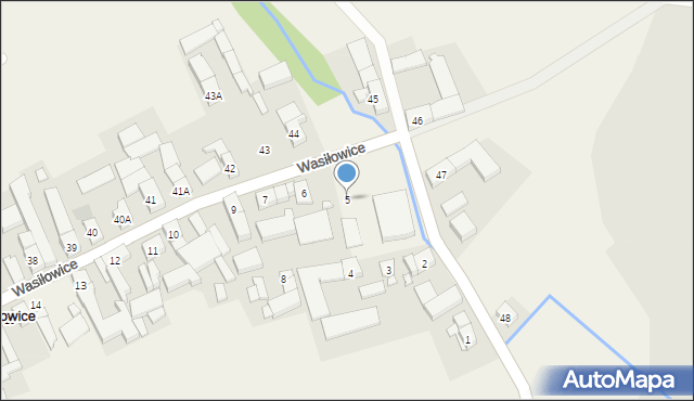 Wasiłowice, Wasiłowice, 5, mapa Wasiłowice