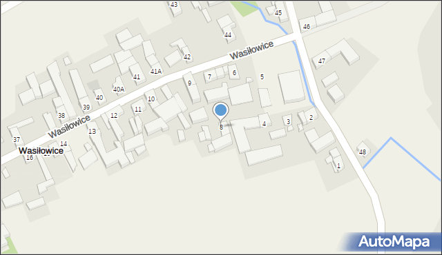 Wasiłowice, Wasiłowice, 8, mapa Wasiłowice
