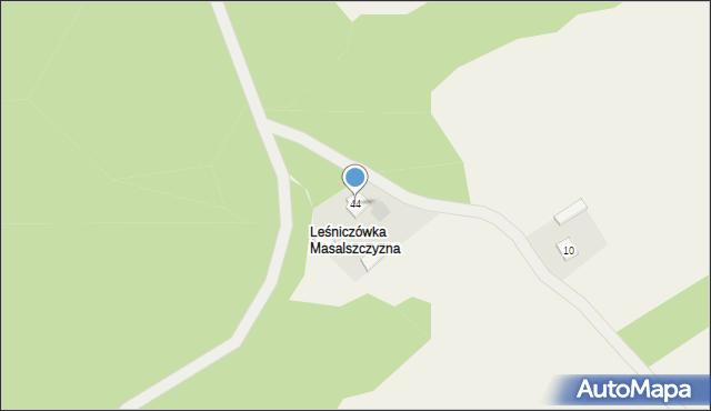 Wasilówka, Wasilówka, 44, mapa Wasilówka