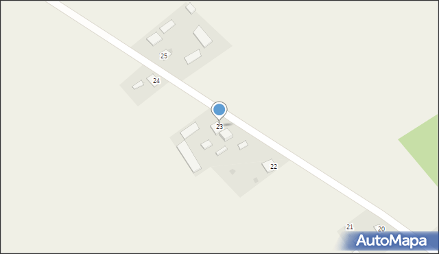 Waśkowólka, Waśkowólka, 23, mapa Waśkowólka