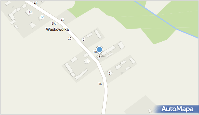 Waśkowólka, Waśkowólka, 7, mapa Waśkowólka