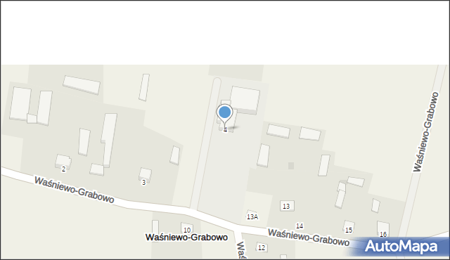 Waśniewo-Grabowo, Waśniewo-Grabowo, 4, mapa Waśniewo-Grabowo