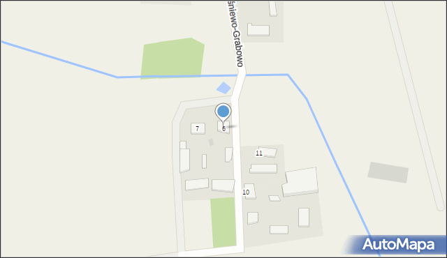 Waśniewo-Grabowo, Waśniewo-Grabowo, 6, mapa Waśniewo-Grabowo