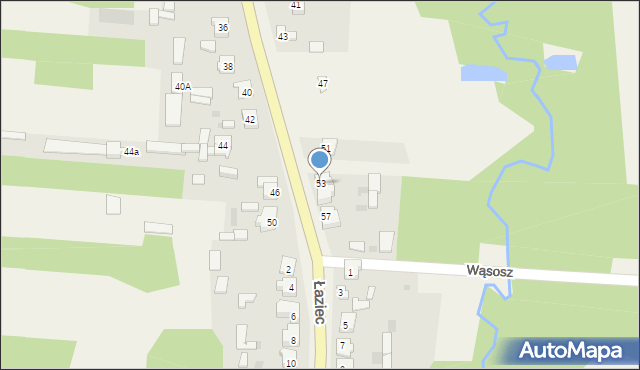 Wąsosz, Wąsosz, 53, mapa Wąsosz