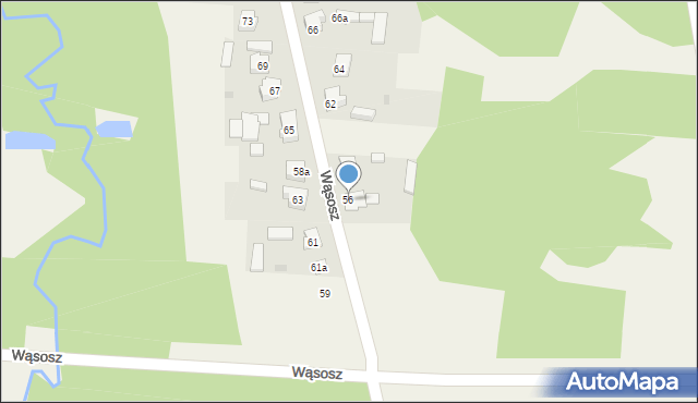 Wąsosz, Wąsosz, 56, mapa Wąsosz