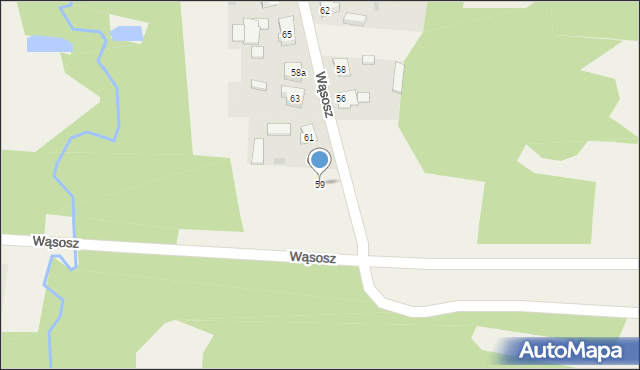 Wąsosz, Wąsosz, 59, mapa Wąsosz