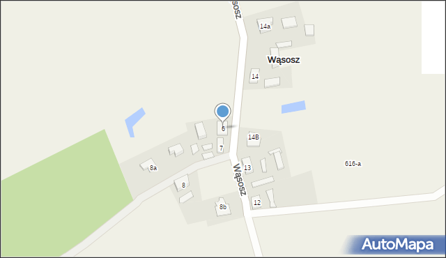 Wąsosz, Wąsosz, 6, mapa Wąsosz