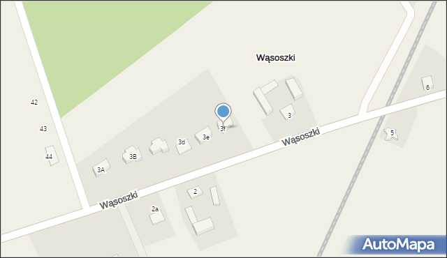 Wąsoszki, Wąsoszki, 3f, mapa Wąsoszki